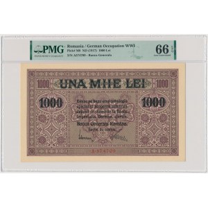 Romania, 1.000 Lei (1917) - PMG 66 EPQ