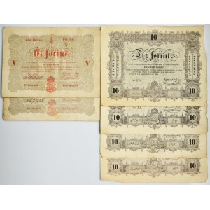 Hungary, 5-10 Forints 1848 (6 pcs.)