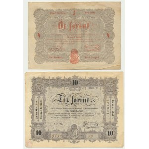 Hungary, 5-10 Forints 1848 (2 pcs.)