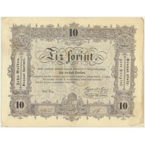 Hungary, 10 Forints 1848