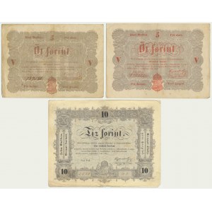 Hungary, 5-10 Forints 1848 (3 pcs.)