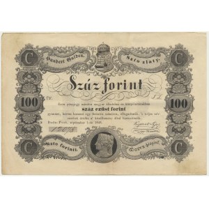 Hungary, 100 Forints 1848