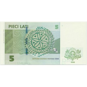 Latvia, 5 Lati 1996