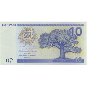 Estonie, 10 couronnes 2008