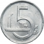 Czechoslovakia, 5 Korun Kremnitz 1952 - PCGS MS65