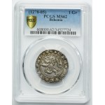 Bohemia, Wenceslaus II, Groschen Kuttenberg - PCGS MS62