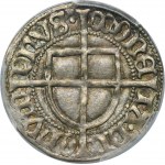Teutonic Order, Johann von Tiefen, Groschen undated - PCGS MS62