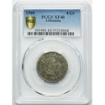 Sigismund II August, 4 Groschen Villnius 1566 - L/LIT - PCGS XF40
