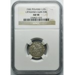 Sigismund II August, 1/2 Groschen Vilnius 1552 - LI/LITVA - NGC AU58