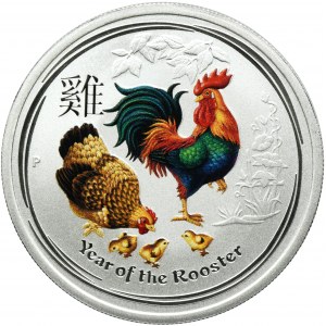 Australia, Elizabeth II, 50 Cent Perth 2017 P - Year of the Rooster