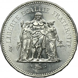 France, 5th Republic, 50 Francs Paris 1978 - Hercules