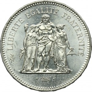 France, 5th Republic, 50 Francs Paris 1979 - Hercules