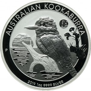 Australia, Elizabeth II, 1 Dollar Perth 2019 P - Kookaburra
