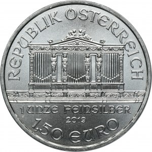 Austria, Second Republic, 1.5 Euro Wien 2019 - Vienna Philharmonic