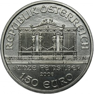Austria, Second Republic, 1.5 Euro Wien 2008 - Vienna Philharmonic