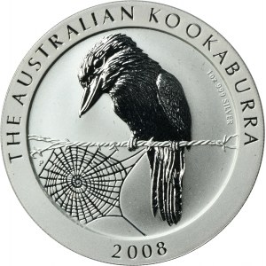 Australia, Elizabeth II, 1 Dollar Perth 2008 P - Kookaburra