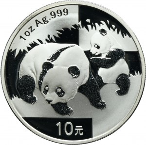 Chiny, 10 Yuan 2008 - Panda