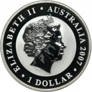 Australia, Elizabeth II, 1 Dollar Perth 2007 - Australian Koala