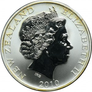 New Zealand, Elizabeth II, 1 Karlsfeld Dollar 2010 - Kiwi