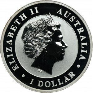 Australia, Elizabeth II, 1 Dollar Perth 2010 P - Kookaburra