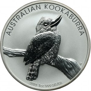 Australia, Elizabeth II, 1 Dollar Perth 2010 P - Kookaburra