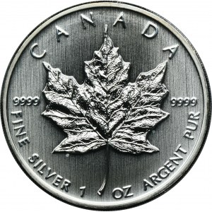 Kanada, Alžbeta II, 5 USD 2010 - Javorový list