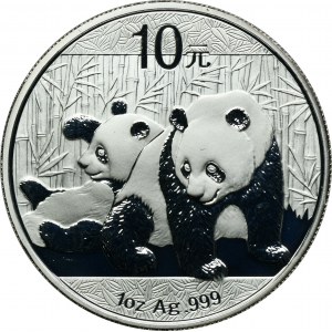 China, 10 Yuan 2010 - Panda