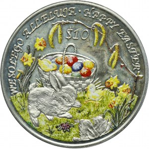 Sierra Leone, 10 Dollar Surrey 2008 - Happy Easter