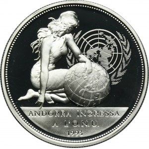 Andorra, 10 Diners Llantrisant 1994 - Membership in the UN