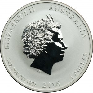 Australia, Elizabeth II, 1 Dollar Perth 2010 P - Year of the Monkey
