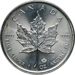 Canada, Elizabeth II, $5 Winnipeg 2020 - feuille d'érable