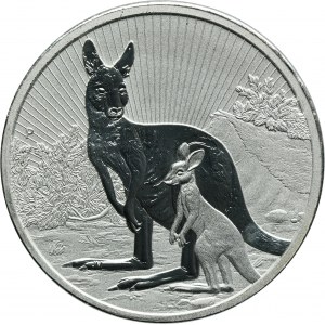 Australia, Elizabeth II, 2 Dollars Perth 2023 P - Kangaroo
