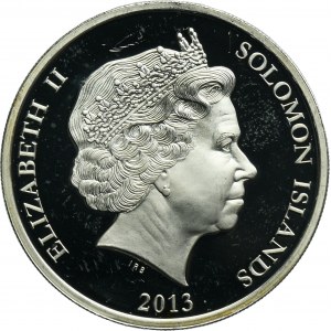 Solomon Islands, Elizabeth II, 10 Dollars 2013 - Olympic Games 2014