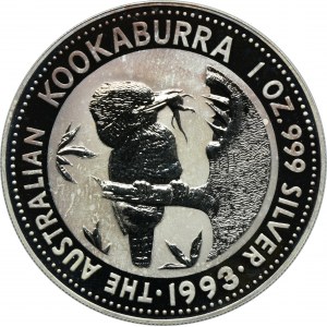Australia, Elizabeth II, 1 Dollar Perth 1993 - Kookaburra