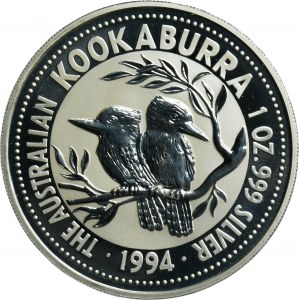 Australia, Elizabeth II, 1 Dollar Perth 1994 - Kookaburra