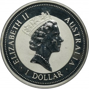 Australia, Elizabeth II, 1 Dollar Perth 1995 - Kookaburra