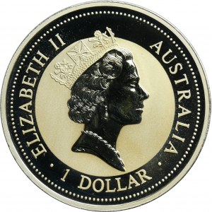 Australia, Elizabeth II, 1 Dollar Perth 1995 - Kookaburra