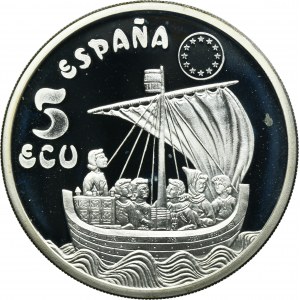 Spain, 5 Ecu Madrid 1996 - Coca de Mataró
