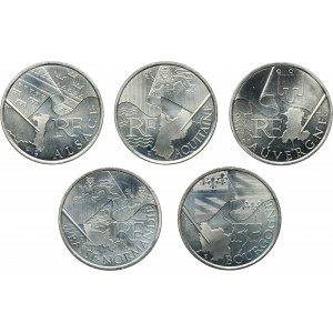 Lot, France, 10 Euro Paris 2010 (5 pcs.)