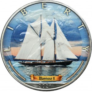 USA, 1 Dollar 2021 - Bluenose II