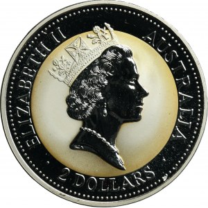 Australia, Elizabeth II, 2 Dollar Perth 1993 - Kookaburra