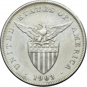 Philippines under US administration, 1 Peso San Francisco 1903 S