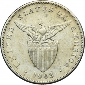 Philippines, under US administration, 1 Peso San Francisco 1903 S