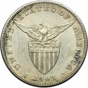 Philippines, Under U.S. Administration, 1 Peso San Francisco 1903 S