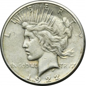 USA, 1 San Francisco Dollar 1922 S - Peace