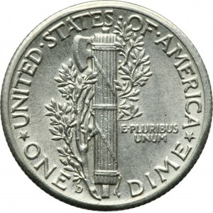 USA, 1 Dime Denver 1943 D - Liberty