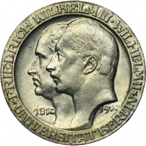 Germany, Kingdom of Prussia, Wilhem II, 3 mark Berlin 1910