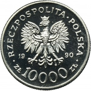 PRÓBA NIKIEL, 10.000 złotych 1990 Solidarność