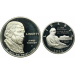Set, USA, 1/2 Dollar and Dollar 1993 (2 pcs.)
