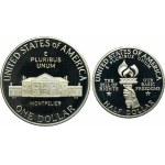 Set, USA, 1/2 Dollar and Dollar 1993 (2 pcs.)